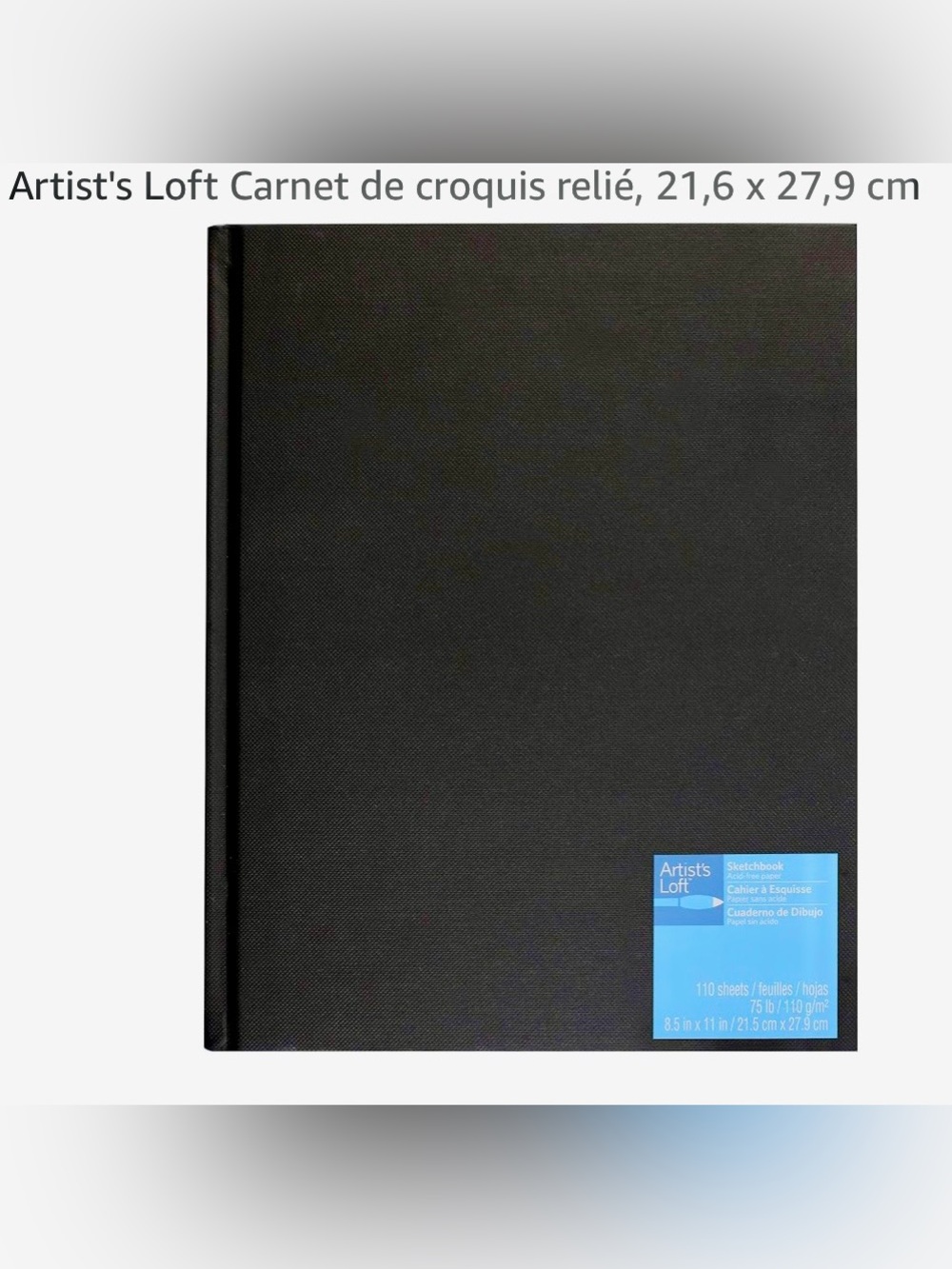 Artist’loft - carnet de croquis - New